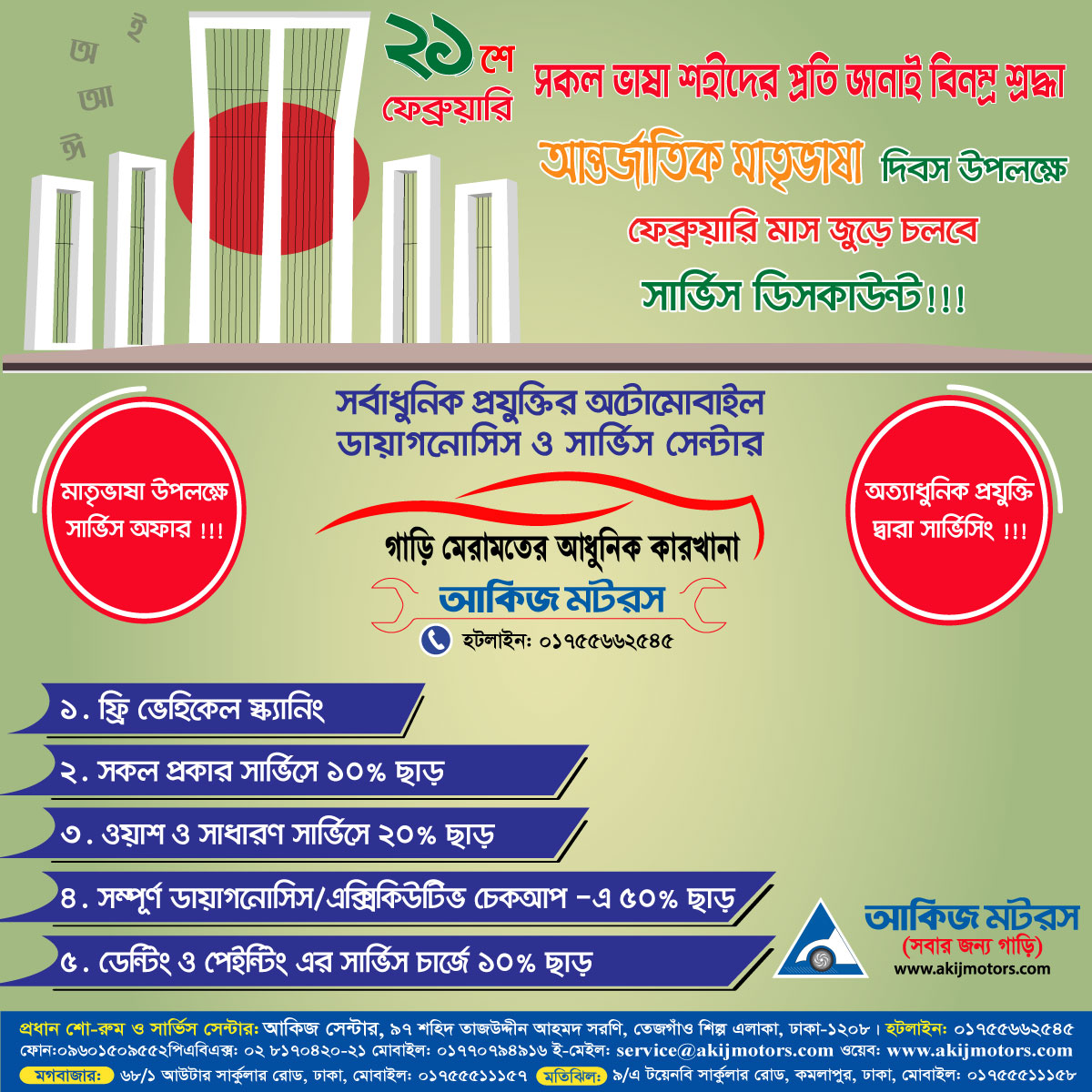 আপনার গাড়ির সার্ভিসিং নিয়ে ভাবছেন।